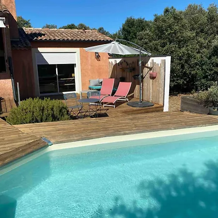 Cozy Piscine Et Vue Nature Argelliers