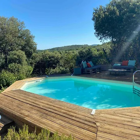 Appartement Cozy Piscine Et Vue Nature Argelliers